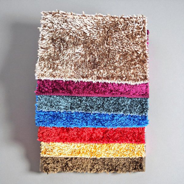 FANCY GLOSSY ANTISKID MICROFIBRE BATH FOOTMAT - Image 4