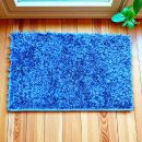 FANCY GLOSSY ANTISKID MICROFIBRE BATH FOOTMAT