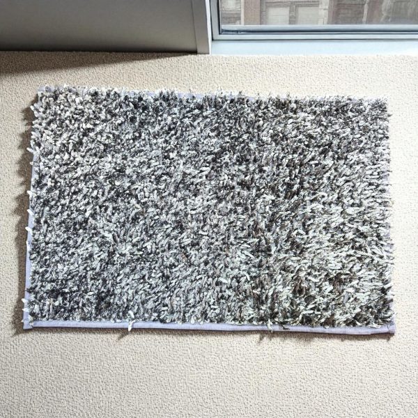 FANCY GLOSSY ANTISKID MICROFIBRE BATH FOOTMAT - Image 7