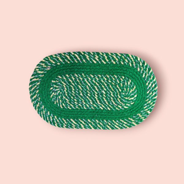 Footmat Glitter Chamki Oval Cotton Set of 5 - Image 6