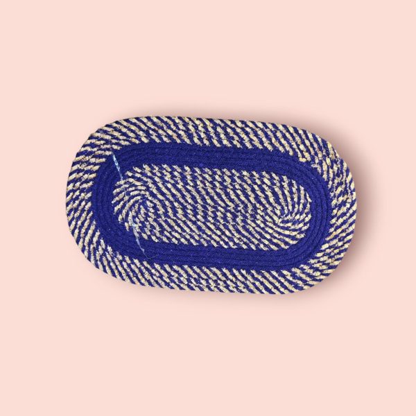 Footmat Glitter Chamki Oval Cotton Set of 5 - Image 8