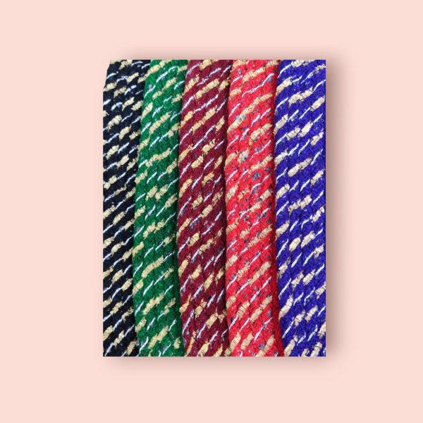 Footmat Glitter Chamki Oval Cotton Set of 5 - Image 4