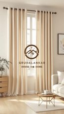 Satin Silk Glossy Finish Curtains