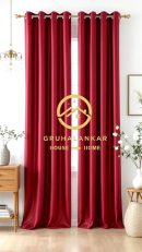 Satin Silk Glossy Finish Curtains