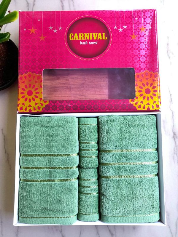 Carnival Gift Set – Ultra Soft Bath & Hand Towel (Set of 2) - Image 7