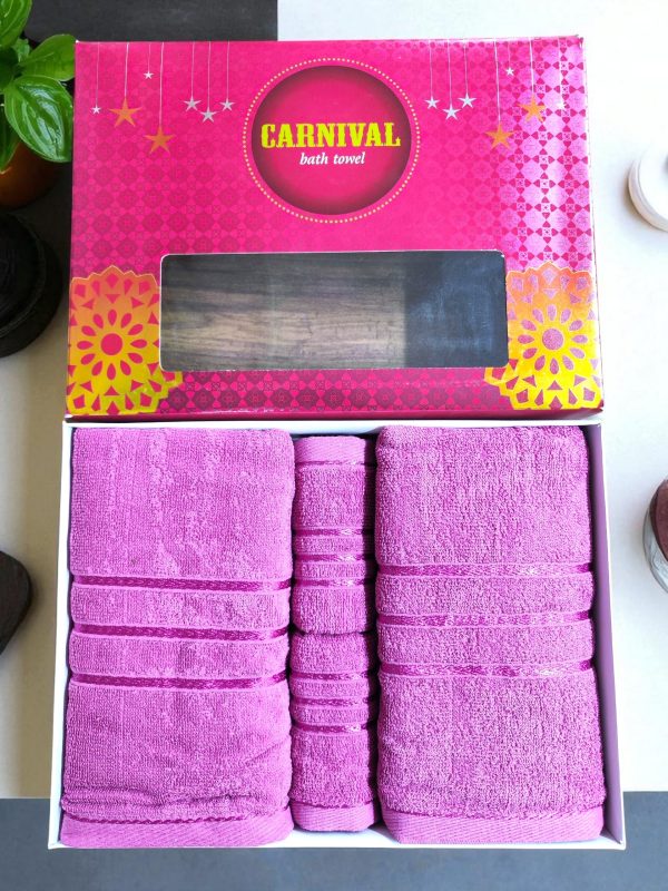 Carnival Gift Set – Ultra Soft Bath & Hand Towel (Set of 2) - Image 4
