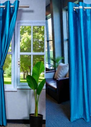 Plain Crush Curtains – Elegant Window & Door Curtains